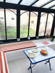 Areha - Entreprise Generale de Batiment - Realisations - menuiserie et verranda - réalisation de bancs