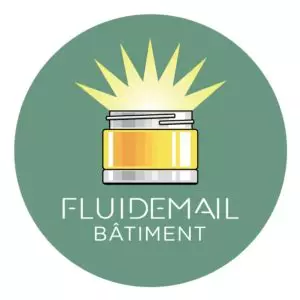 LOGO FLUIDMAIL peinture papier peint decoration- materiaux de qualite - areha - entreprise btp - ile de france