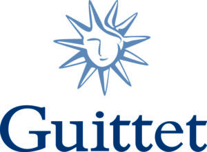 LOGO GUITTET peinture papier peint decoration- materiaux de qualite - areha - entreprise btp - ile de france